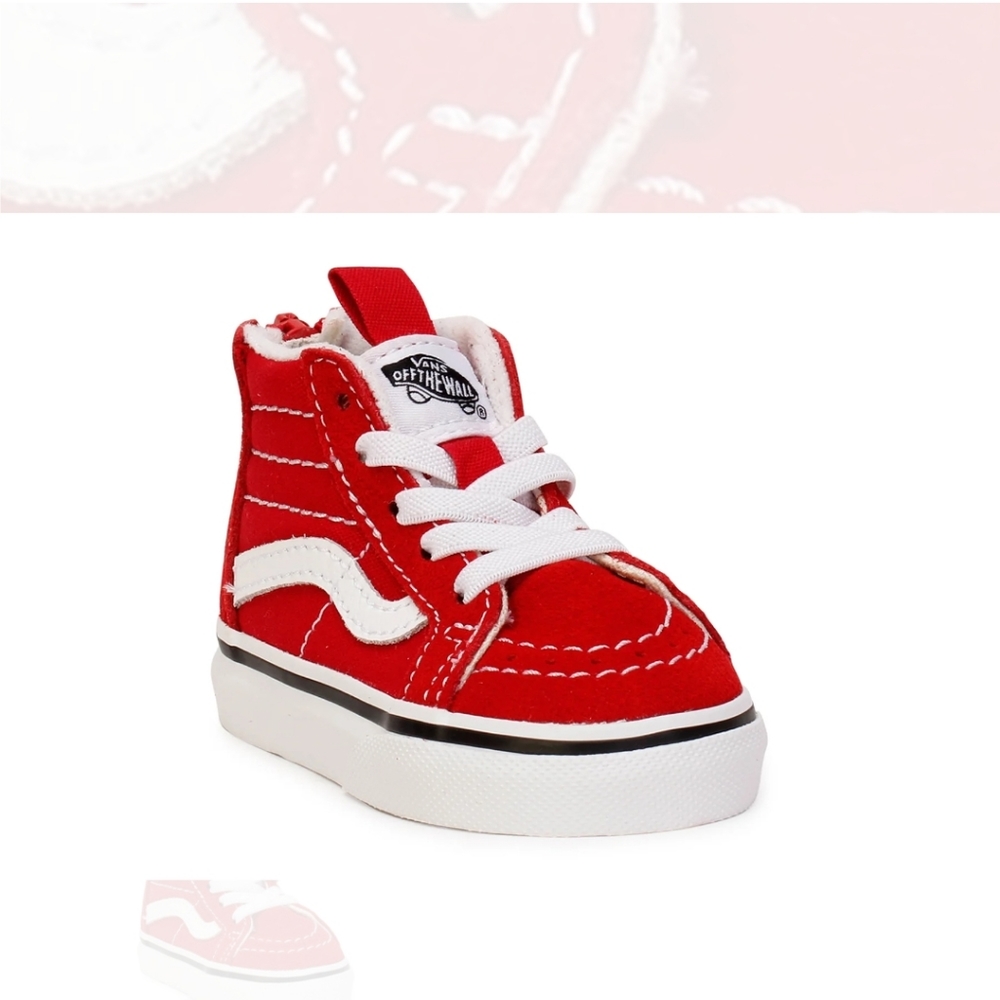 Red Toddler Sk8-Hi Vans